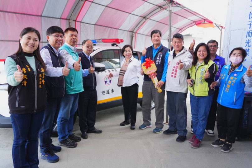 中市府補助潭子區東寶里添購全新巡邏車  守護近1.4萬里民