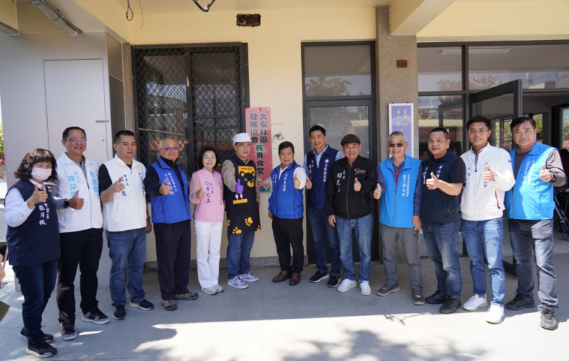 斗六市久安社區長青食堂揭牌　長輩們有了一個全新的聚餐場所