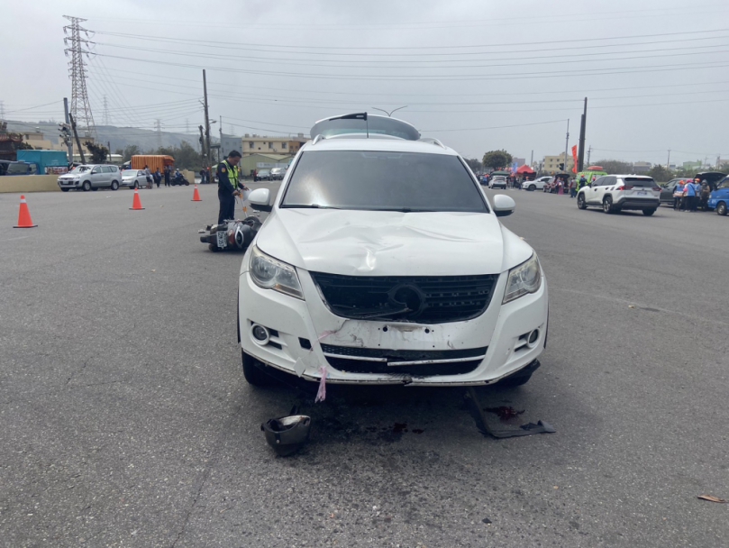清水區發生碰撞車禍  經查無關進香團