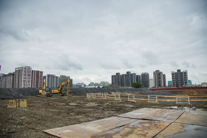 遠離淹水夢魘　新北與桃園聯合視察鳳鳴滯洪池工程