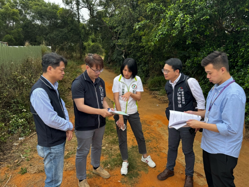 龍井區南岡路道路改善  民進黨台中市議員籲建設連結大肚山上至龍井市區安全道路