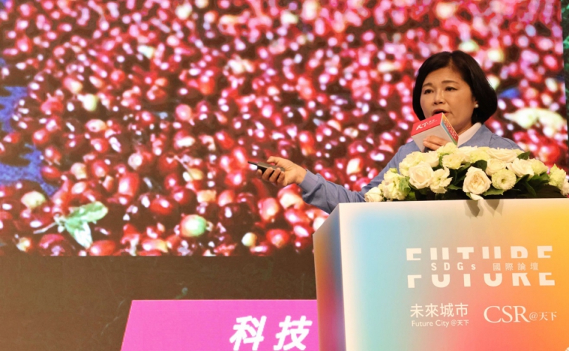 縣長張麗善出席SDGs國際論壇　分享智慧農業縮小城鄉差距