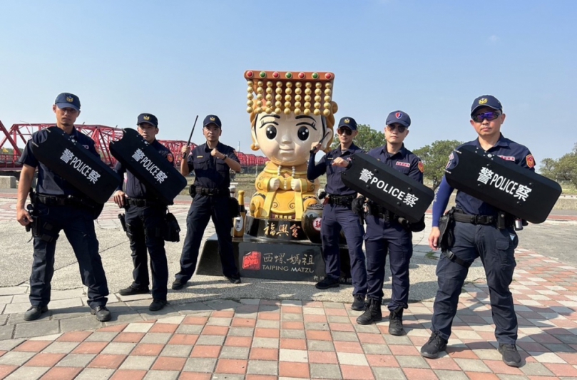大甲媽祖遶境進香7日入雲林　雲警組特殊警力護轎強化維安