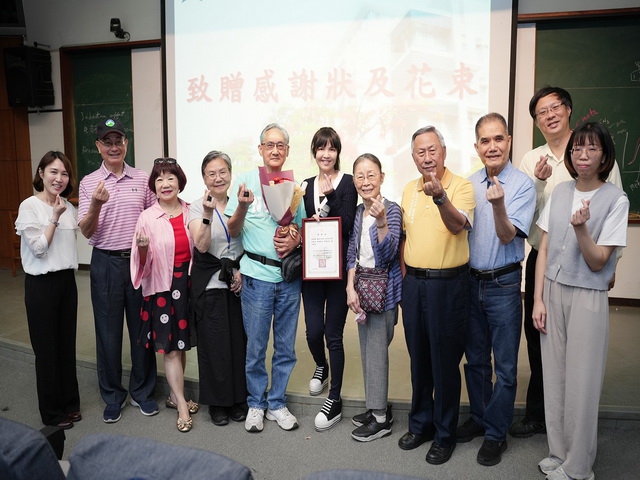 師生緣情牽一甲子  中興大學傑出校友聶威杰創設獎學金18年