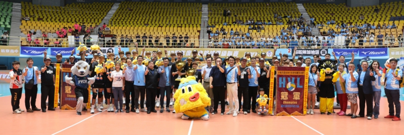 高中排球甲級聯賽  中市豐商男排、東山女排稱王封后