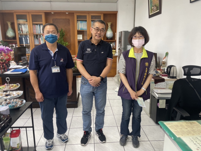 中市大里地所志工新血加入  服務量能再提升