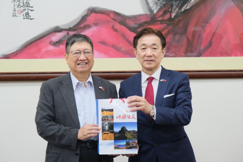 日本華商總會拜會竹縣  楊文科盼持續深化台日關係