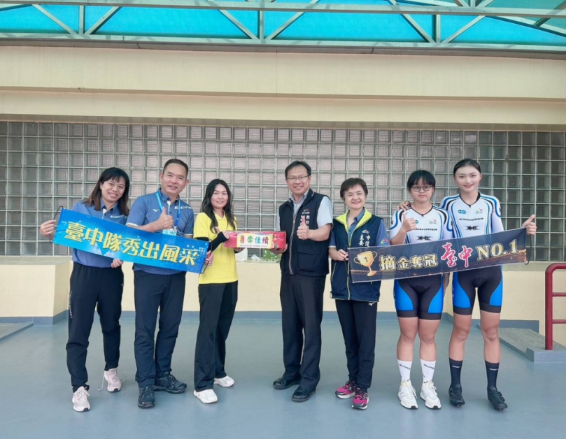 全國選手齊聚台中自由車場競技   113年全中運中市以33金暫列全國第一