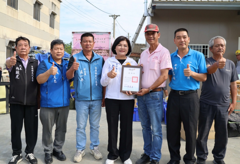 雙B計畫媒合助魏家重建家園　張麗善感謝台灣心義工團助築家