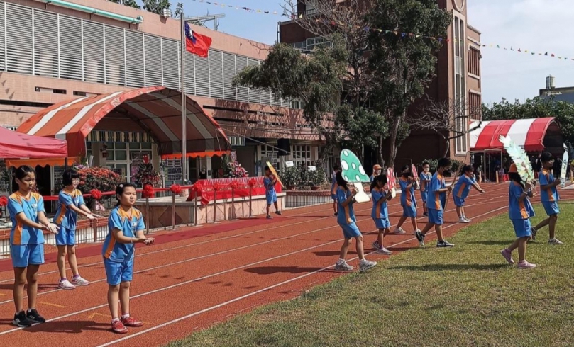 東石國小慶祝108週年校慶　新鋪設PU跑道啟用