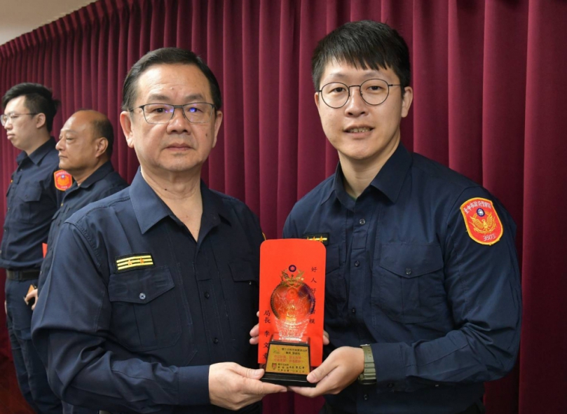 張喻程尋獲失蹤男榮膺好人好事楷模