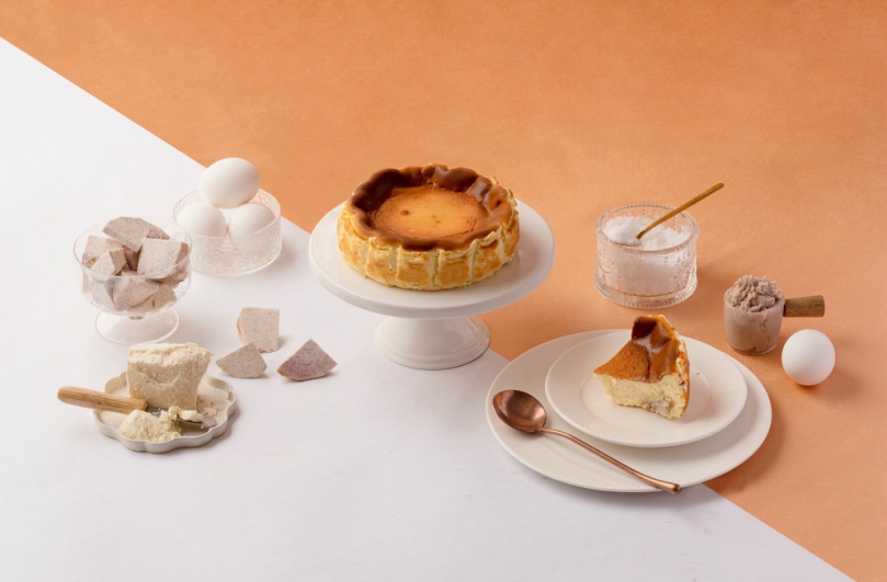 台灣芋泥結合西式糕點  阿聰師的糕餅主意推出「芋泥巴斯克乳酪蛋糕」 芋頭香氣與乳酪相互襯托  增添大甲芋頭美味新層次