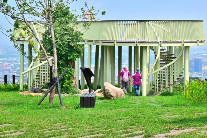 美景再現！中市龍井竹坑南寮步道觀景平台災後復建完工