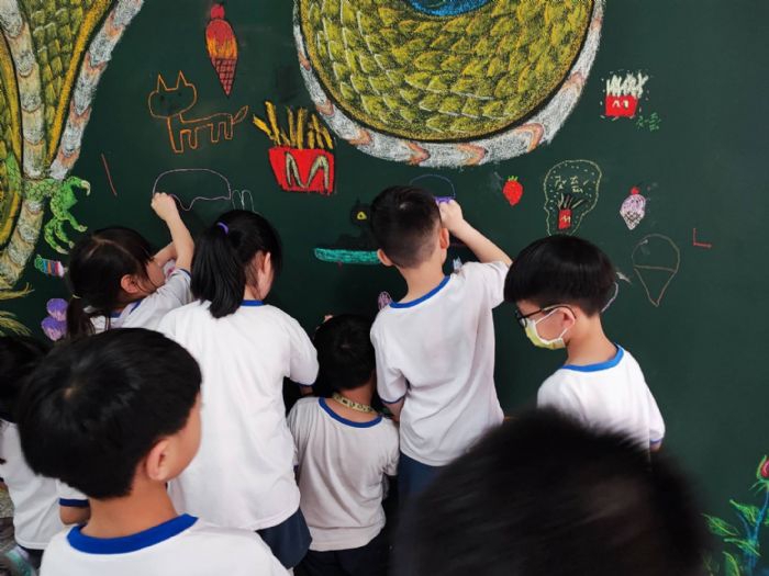 『WALL SHOW』塗鴉牆點亮校園　光明國小為孩子夢想描繪色彩