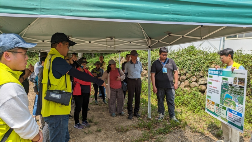 國土生態小學堂開課 跨界保育合作應用國土生態綠網藍圖圖臺