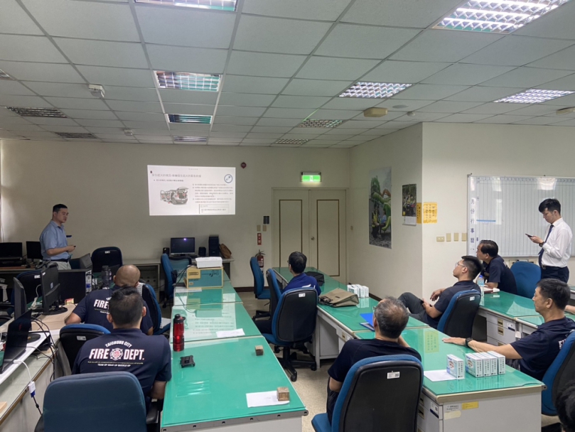 因應電動車科技發展風險   中市消防局精進電動車搶救能力
