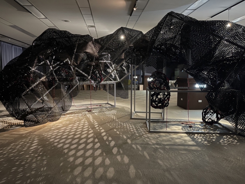 暨大藝文季開鑼  原民國際藝術家安聖惠展新作