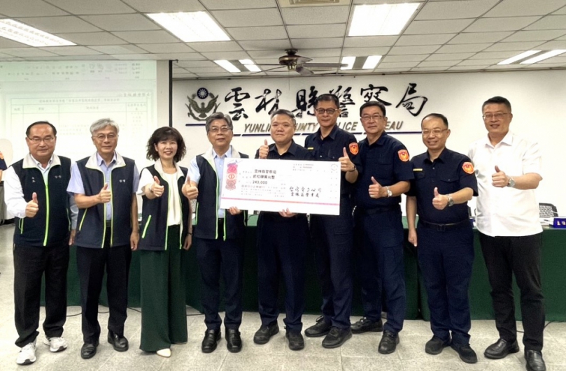 雲警偵破2000米電纜線竊案　台電特頒破案獎勵金24萬元