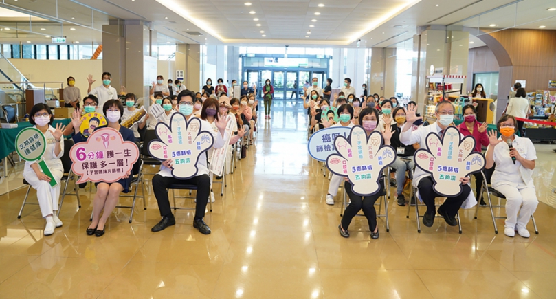 「天天5蔬果--防癌5健康」健康宣導，員基醫院登場。（照片員基提供）