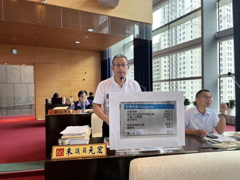 台中市都市發展局社會住宅分配機制出現漏洞  台中市議員朱元宏建議在未來社會住宅申請條件中加入動產審核  確保住戶的經濟狀況符合社會住宅的原本定位