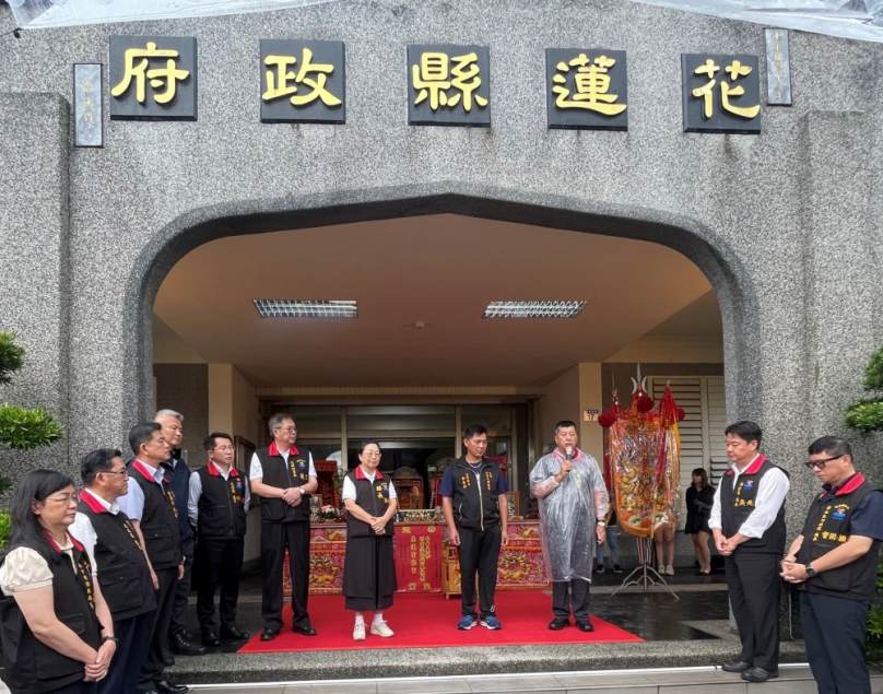 帶給鄉親安定力量！台中巧聖仙師「走」進花蓮祈福