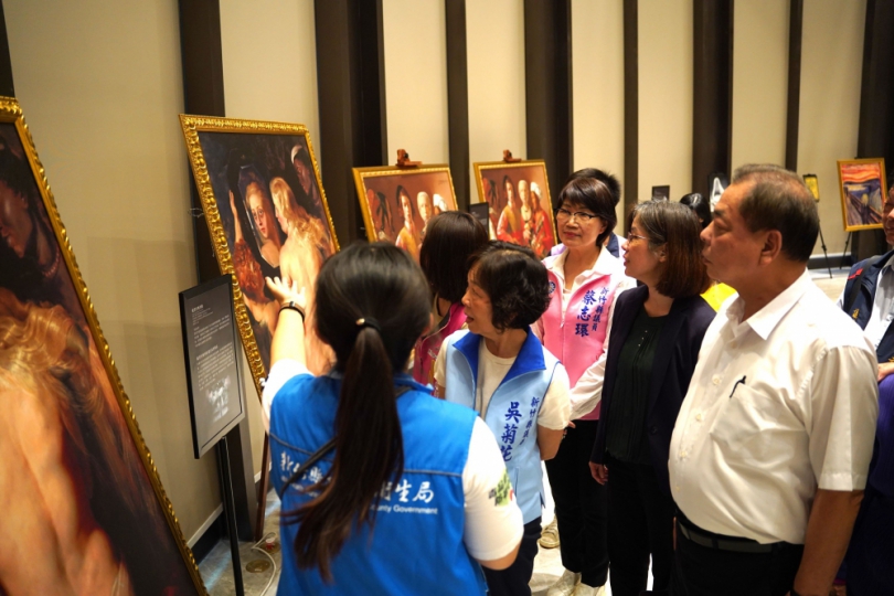 新竹縣衛生局辦「畫中有話-當名畫遇見毒品」特展  看展有機會拿遠百禮券