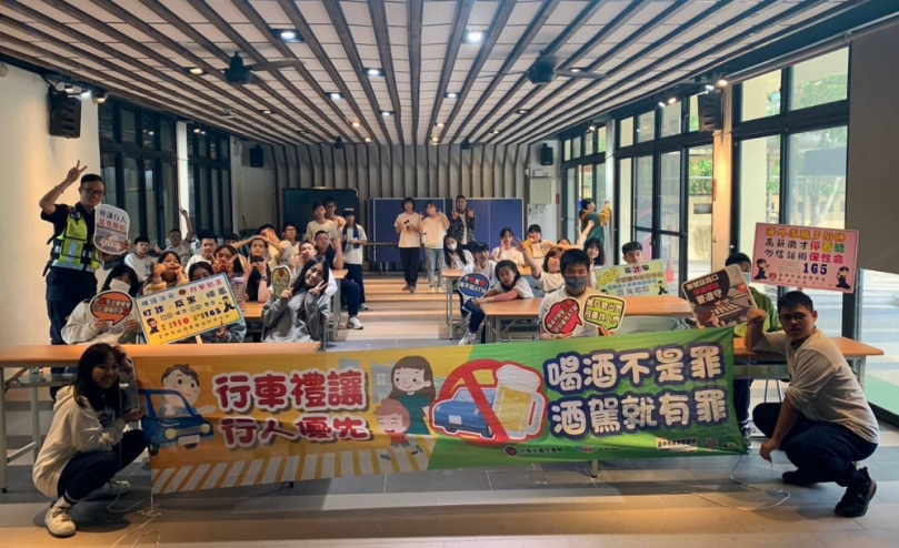 和平警分局深入校園治、交安宣導  識詐、交通安全觀念向下紮根