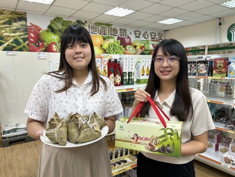 台中市大甲區農會五種良質米製的端午應節肉粽上市  香Q好吃又平價