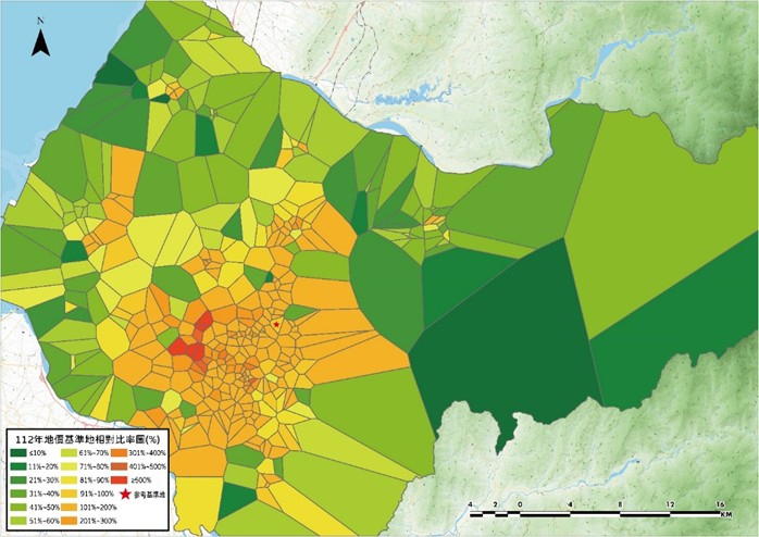 設置基準地監測地價  台中市435點全國最多
