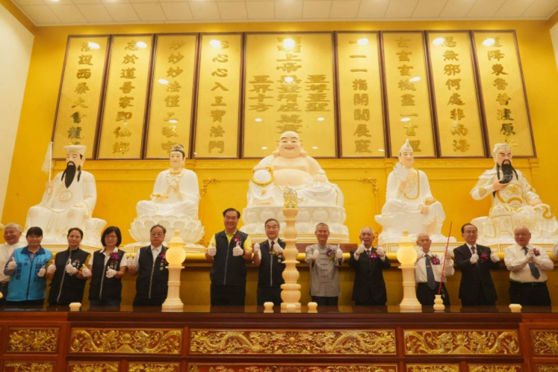 中市新社區一貫道寶光建德天寬聖宮新殿安座大典