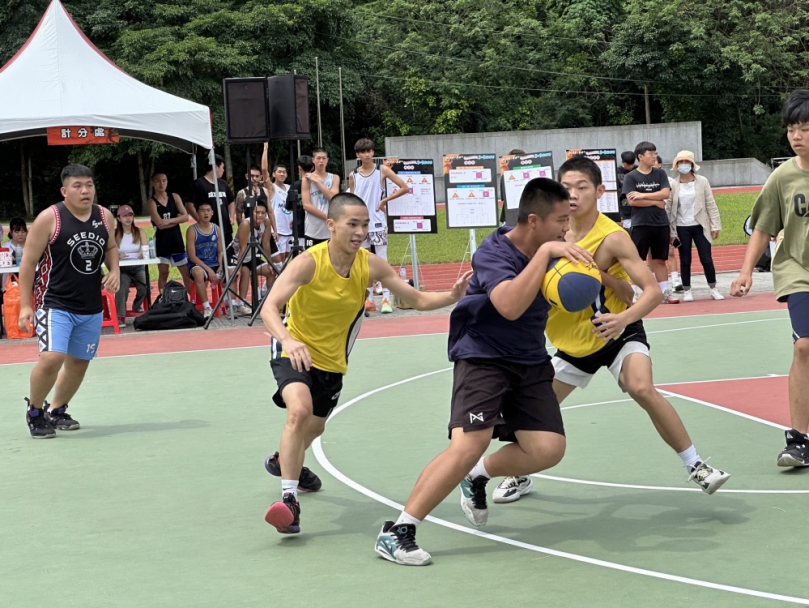 南投縣「原」鄉3x3籃球賽 百人齊聚神射對決