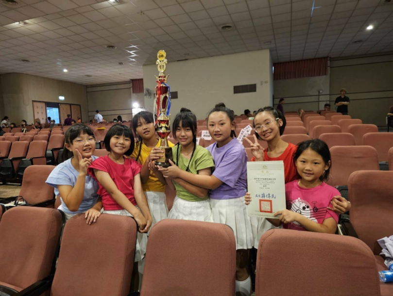 大甲區德化國小獨輪車團隊  勇奪國際同濟會台灣總會2023-2024全國兒童才藝薪傳賽民俗體育類總冠軍