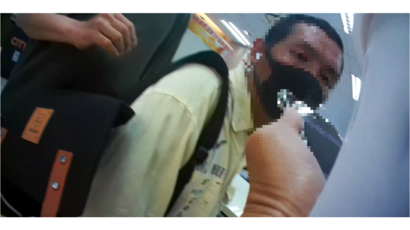 「假投資真詐騙」，林厝警察派出所逮捕持毒品詐團車手。（照片分局提供）