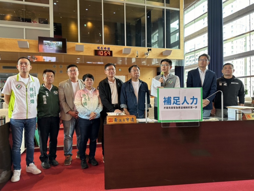 中捷發生列車隨機持刀傷人事件  多位民進黨台中市議員指出整起事件顯示台中捷運第一線人員嚴重不足