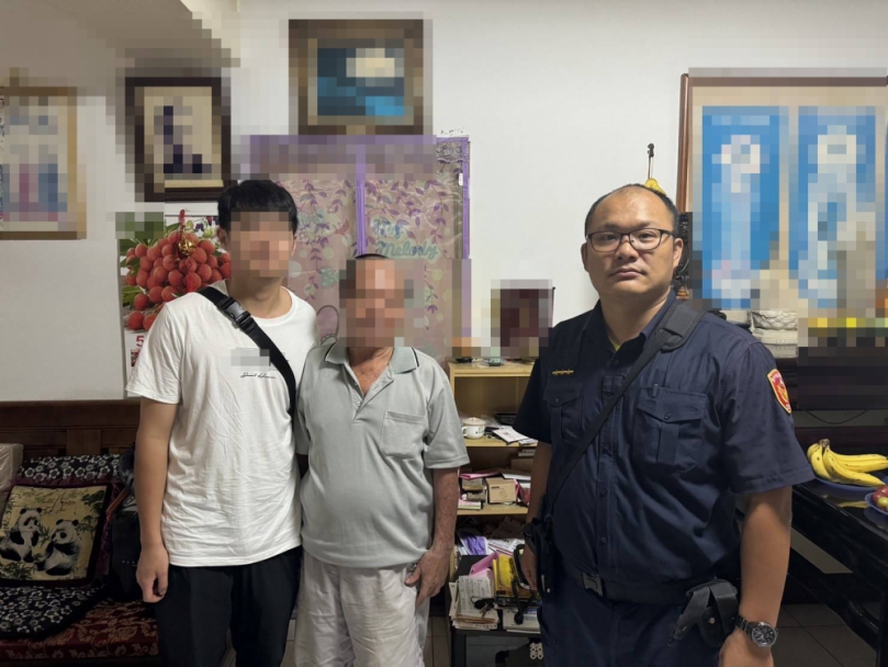 老翁繳電話費卻迷途大台中   太平警科技定位助返家