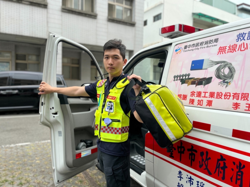 113年十大傑出救護技術員公布獲獎名單  中市消防陳進鴻、曾敬祐獲獎