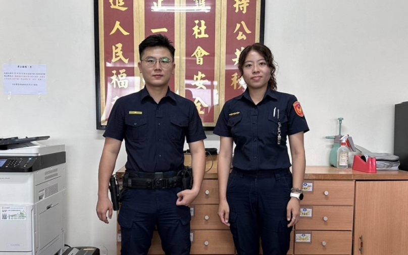 老翁機車故障迷路心急如焚　獲臺西警熱心護送平安返家