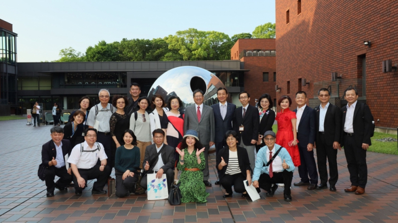 楊文科訪東京都美術館  為新竹縣美術館添養分