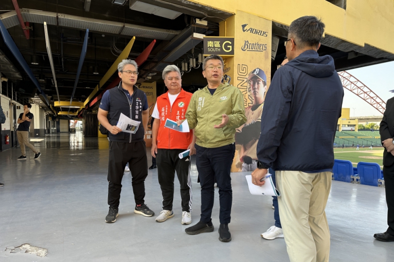 立委蔡其昌爭取台中洲際球場改善總經費獲核定將動工