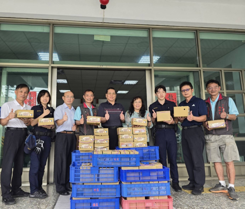 端午佳節將至   粽情粽意讓清水警暖心暖胃