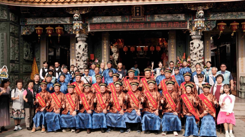 台中巧聖仙師古禮祭祀大典  學子全客語為魯班公祝壽  賑助花蓮萬斤大甲米