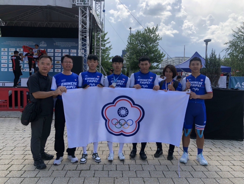 2024亞洲青年自由車公路錦標賽   大甲高中自行車選手代表中華隊奪下二金一銀獎牌