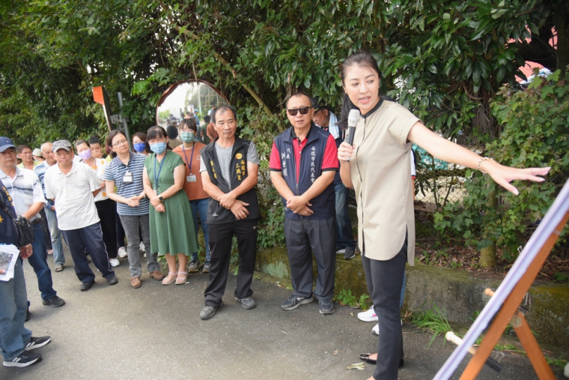 縣長許淑華勘查南投市建設 核定12件3,070餘萬元