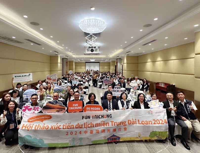 擴大台越觀光！中市偕苗縣攜手業者赴越南辦推廣會  簽署MOU促進商機