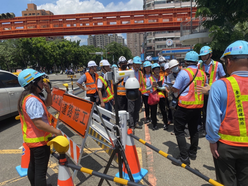 全方位智慧安全管理   中市忠明南路改善工程力爭「金安心」榮譽