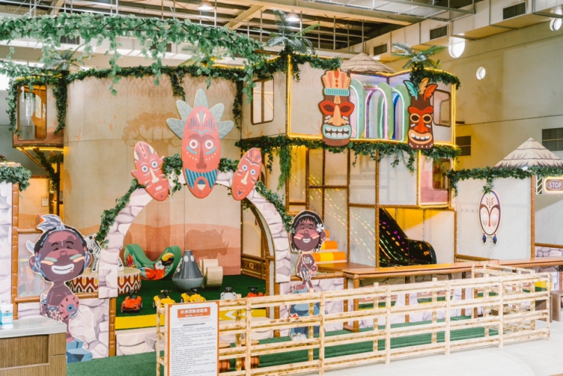 新竹關西六福莊全新「 非洲探險遊戲島」FUN電登島