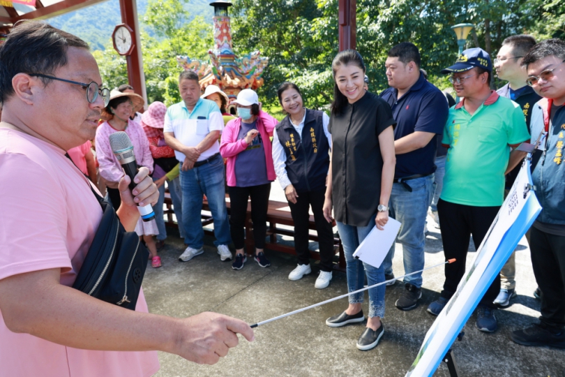 許縣長會勘竹山18農水路 核定逾2,100萬元經費改善