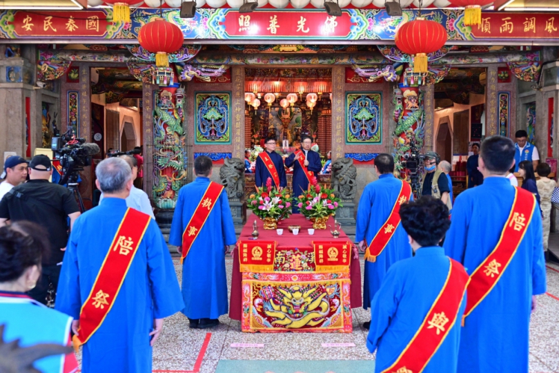 新竹縣祭孔大典客家古禮登場  楊文科允諾投資教育不手軟
