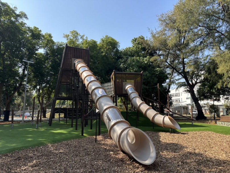 台中市后里森林公園「搖籃遊戲場」啟用！建設局邀您探索台中首座「自然遊戲體驗」空間