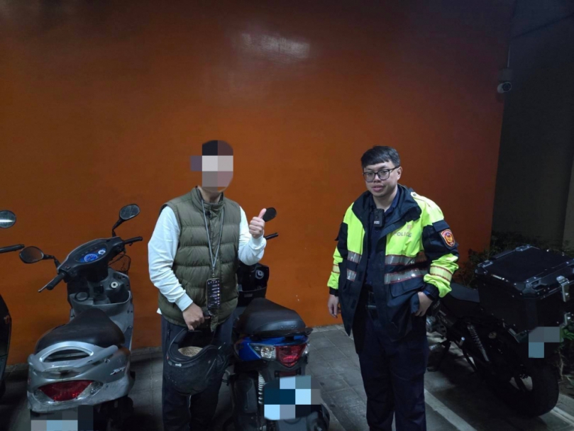 一波三折失車驚魂記！男年前提早返鄉探望家人忘記機車停哪！烏日暖警助回想尋回